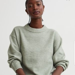 H&M sage green sweater